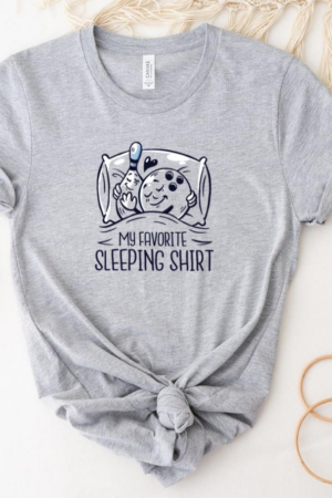 Bowling Sleeping Shirt T Shirt Design T-Shirt