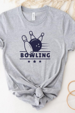 Bowling Strike Badge T-Shirt