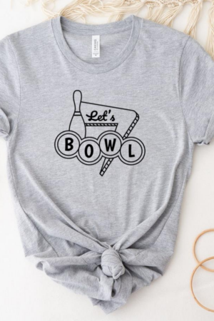 Bowling Stroke Sign Lets Bowl T-Shirt