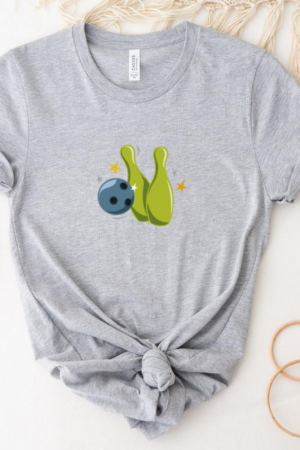 Cartoon Bowling Strike T-Shirt