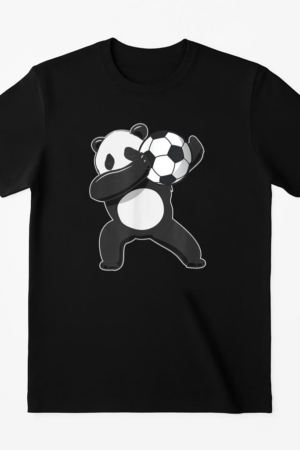 Dabbing Panda Soccer Ball T-Shirt