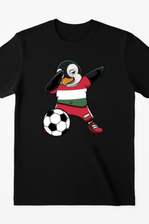 Dabbing Penguin Hungary Soccer T-Shirt