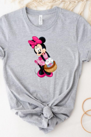 Disney Easter Minnie Egg Basket T-Shirt