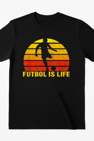 Futbol Is Life Vintage Soccer T-Shirt