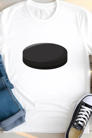 Hockey Puck Icon T Shirt