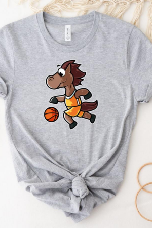Horse Basketball T-Shirt