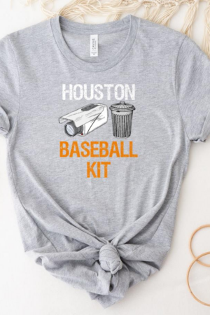 Houston Baseball Camera And Trash T-Shirt