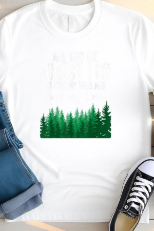 Into The Forest Camping T Shirt