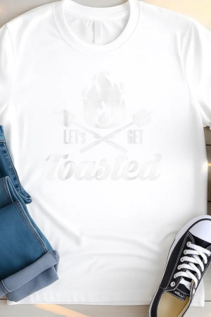 Lets Get Toasted Camping T Shirt