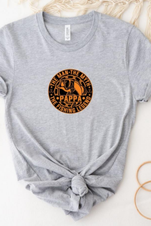 man myth pappa fishing legend T-Shirt
