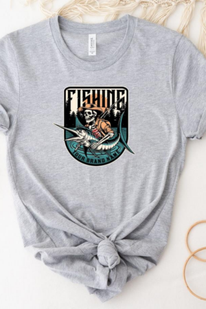 Man Peaceful Vintage Fishing T-Shirt