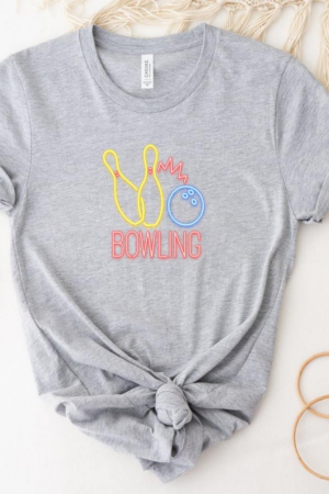 Neon Bowling Sign T-Shirt
