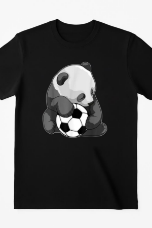 Panda Soccer Player Sports T-Shirt