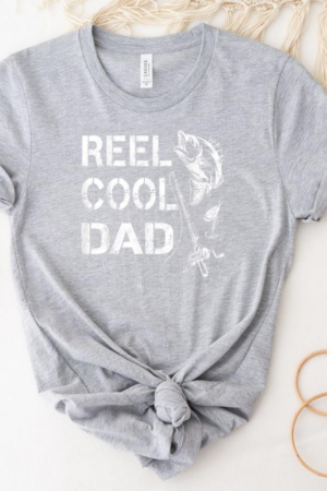 Reel Cool Dad Fishing Daddy T-Shirt