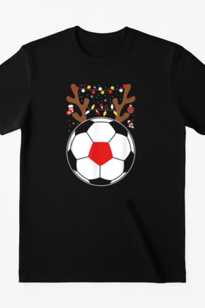 Reindeer Soccer Ball Deer T-Shirt