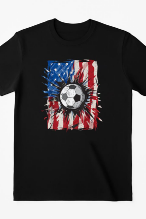Vintage Soccer 4th Of July T-Shirt